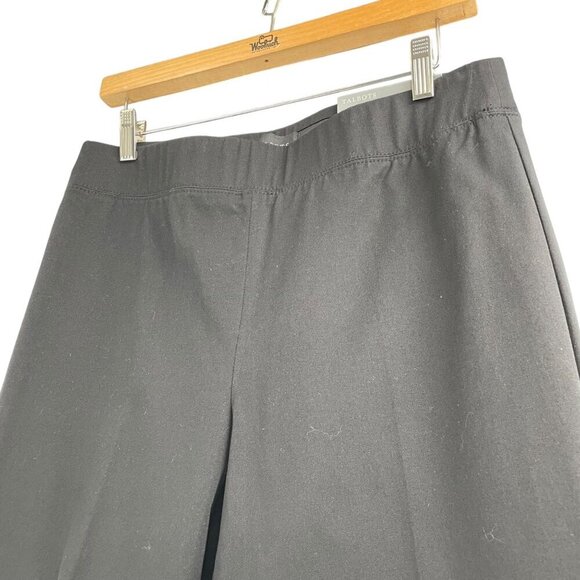 NWT Talbots Skinny Ankle Black Pull On Elastic Waist Career Pants Womens Size 10 - Picture 2 of 8